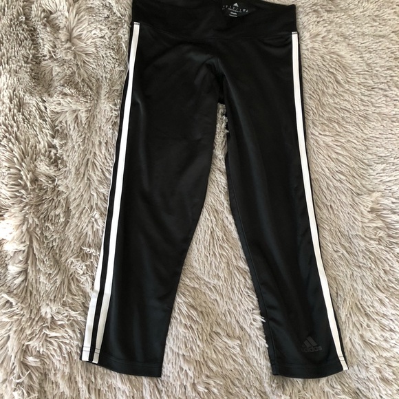 Adidas Spandex Cropped Pants NWOT - Picture 3 of 3